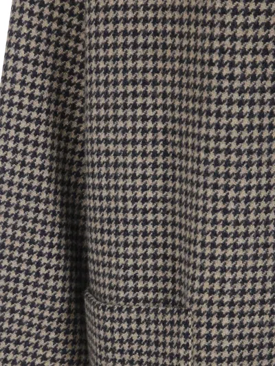 Daniela Gregis Houndstooth Jacket In Gray