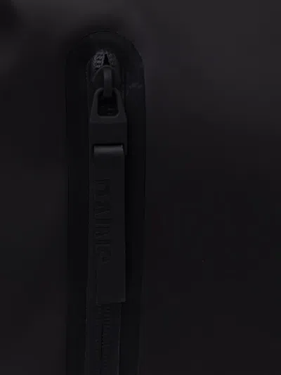 Rains Otaru Zip-pocket Matte-finish Backpack In Black