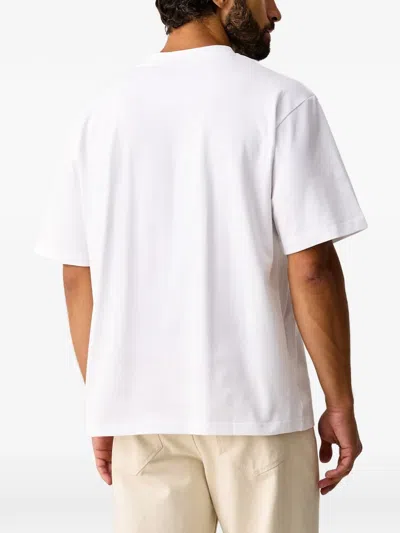Rains Graphic-print Crew-neck T-shirt In White