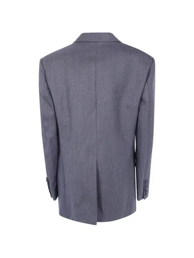 Junya Watanabe Double-breasted Wool Blazer In Multi