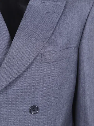 Junya Watanabe Double-breasted Wool Blazer In Multi