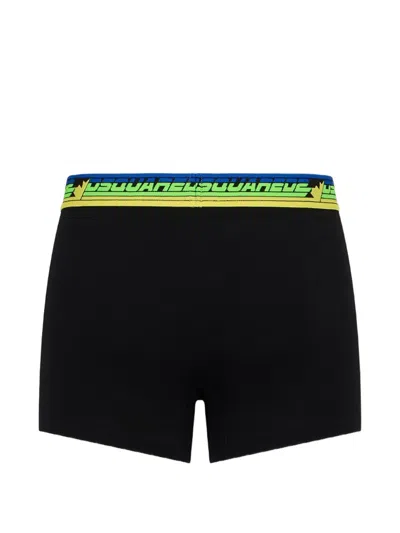 Dsquared2 Logo-waistband Boxer In Black