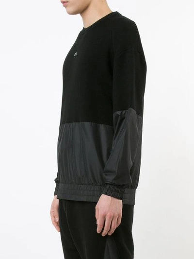 Mostly Heard Rarely Seen Paneled Sweatshirt In Black