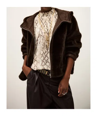Bash Pandy Jacket In Black