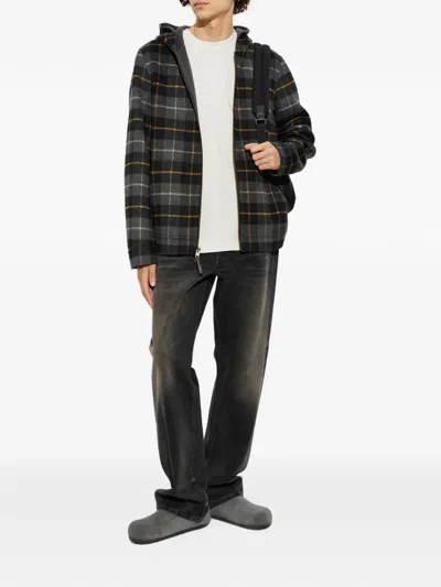 Woolrich Check-pattern Hooded Jacket In Multi