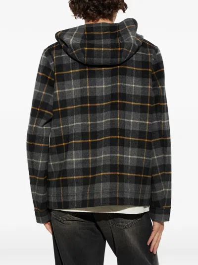Woolrich Check-pattern Hooded Jacket In Multi