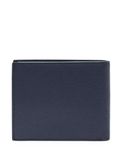 Lancel Leon Grained Leather Wallet In Pattern