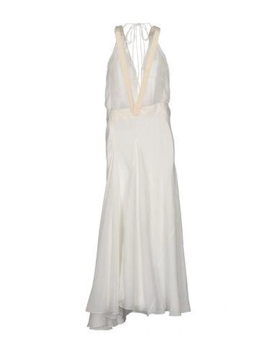 Shop Chloé Long Dress In White
