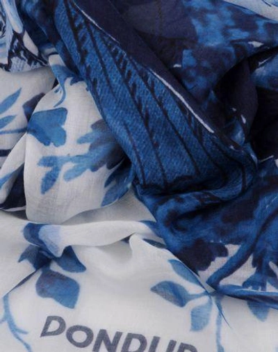 Shop Dondup Square Scarf In Blue