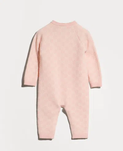 Gucci Gg-pattern Romper In Pink