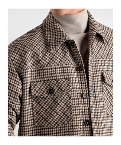 Dolce & Gabbana Brown Wool Oves Aries Full-length Jacket In Brown