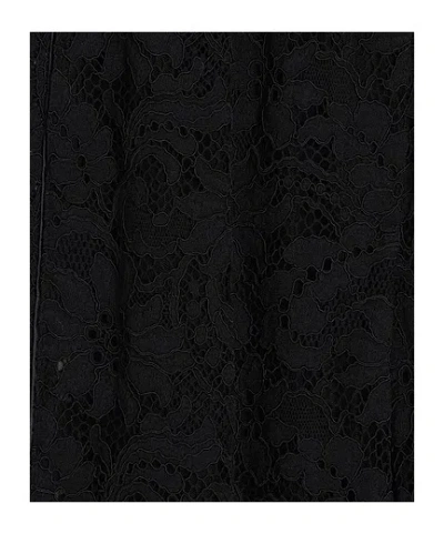 Dolce & Gabbana Minimal Solid Pants In Black
