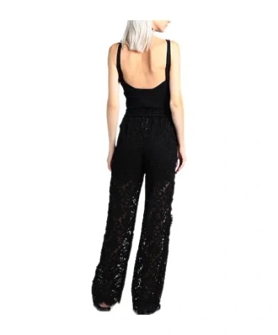 Dolce & Gabbana Minimal Solid Pants In Black