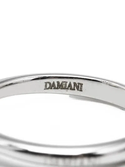 Pre-owned Damiani Solitaire Diamond Ring In 银色