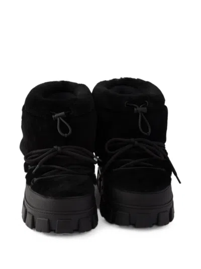 Prada シアリング スキーブーツ In Black