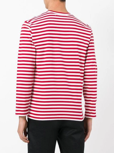 Shop Comme Des Garçons Play Breton Stripe T-shirt