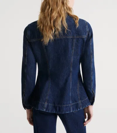 Marella Button-front Denim Jacket In Multi