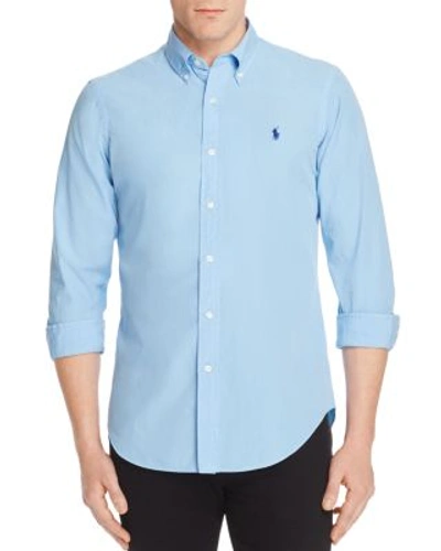 Polo Ralph Lauren Cotton Silk Regular Fit Button-down Shirt - 100% Exclusive In Chatham Blue