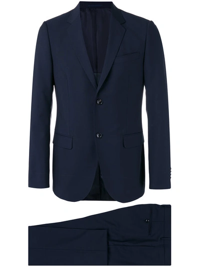 Shop Gucci Classic Suit In Blue