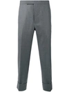 THOM BROWNE CROPPED TAILORED TROUSERS,MTC001B0156411990286