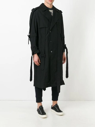 Shop Yang Li Dislocated Fastening Oversized Coat