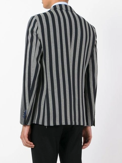 Shop Etro Woven Stripe Blazer