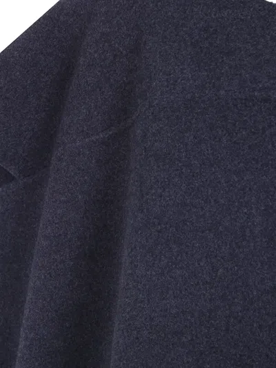 Sofie D'hoore Oversized Wool Jacket In Blue