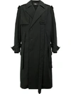 YANG LI button-down trench coat,H8122BG372311922334