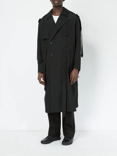 Shop Yang Li Button-down Trench Coat