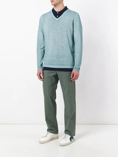 Shop Jil Sander Flared Leg Chinos