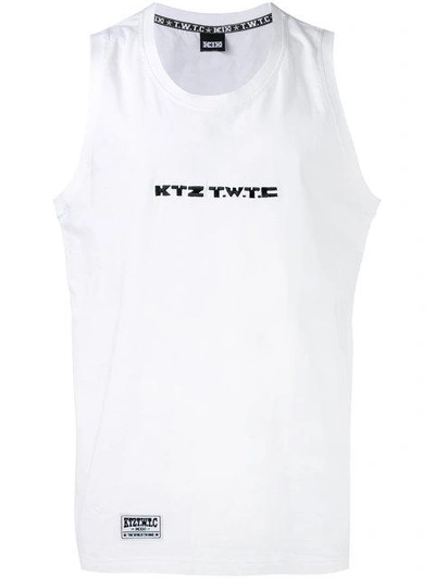 Shop Ktz Logo Vest Top In White