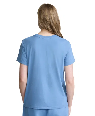 Champion Classic T-shirt, Script Logo In Blue