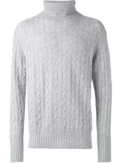 Shop N•peal Roll Neck Sweater In Grey