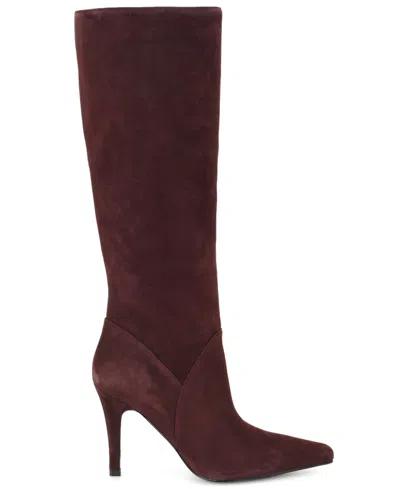 Nine West Korin Boot In Burgundy