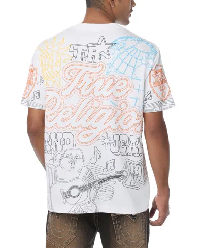 True Religion Trophy Graphic T-shirt In White