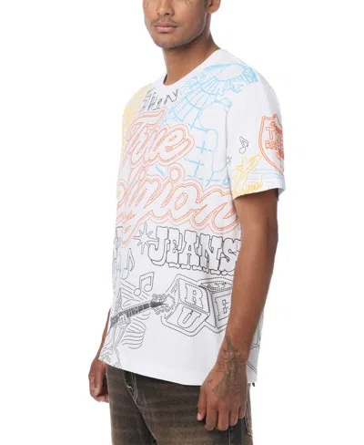 True Religion Trophy Graphic T-shirt In White