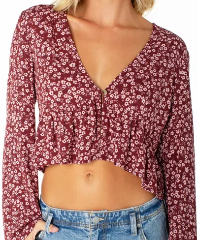 Roxy Night Sky Top In Pink