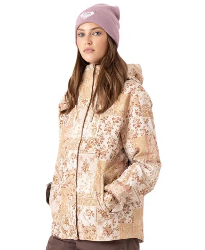 Roxy Jetty 3n1 Jacket In Brown