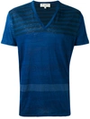 ETRO STRIPE V-NECK T-SHIRT,1Y621413711992905