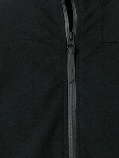 Shop 11 By Boris Bidjan Saberi High Neck Zipped Sweatshirt In Black