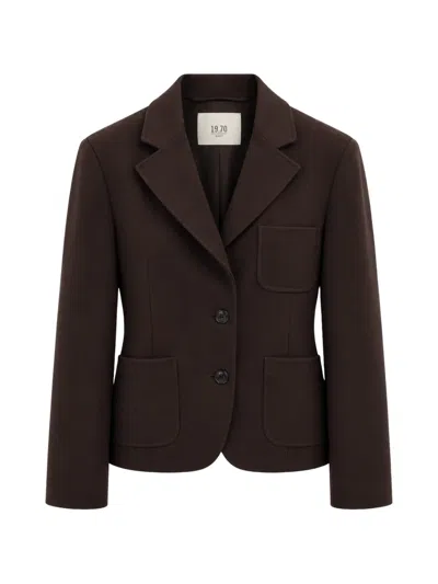 Seventy Single-breasted Blazer In Brown