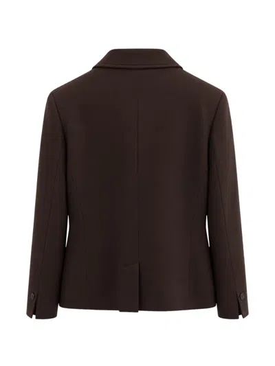 Seventy Single-breasted Blazer In Brown