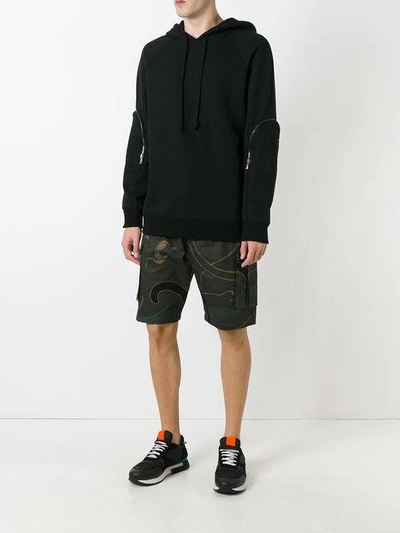 Shop Valentino Id Camouflage Shorts