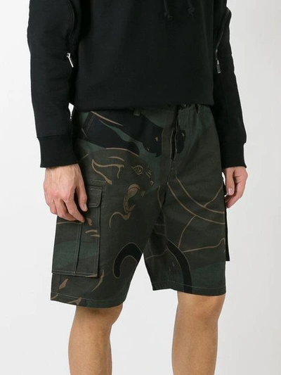 Shop Valentino Id Camouflage Shorts