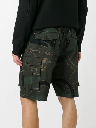 Shop Valentino Id Camouflage Shorts