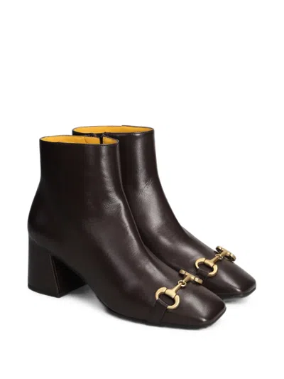 Mara Bini Leather Ankle Boots In Multi