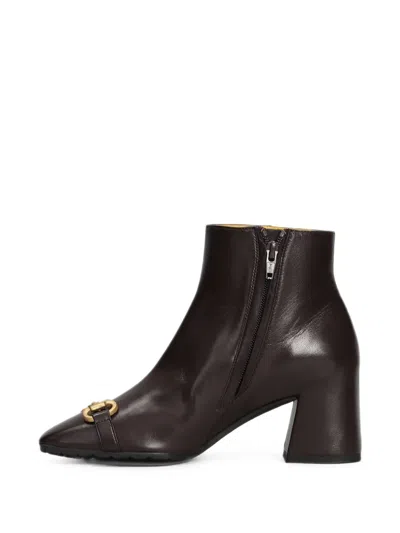 Mara Bini Leather Ankle Boots In Multi