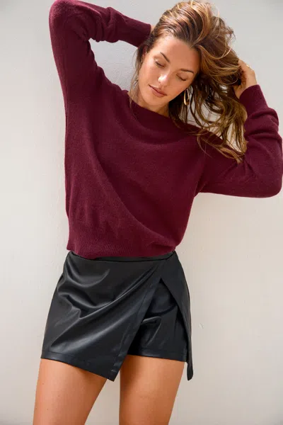 Cupshe Plot Twist Red Sweater In Red
