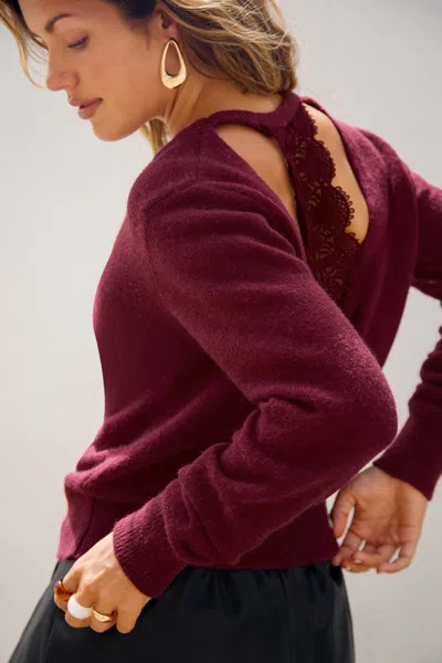 Cupshe Plot Twist Red Sweater In Red