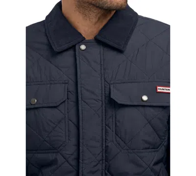 Hunter Bell Quilted Jacket In Blue